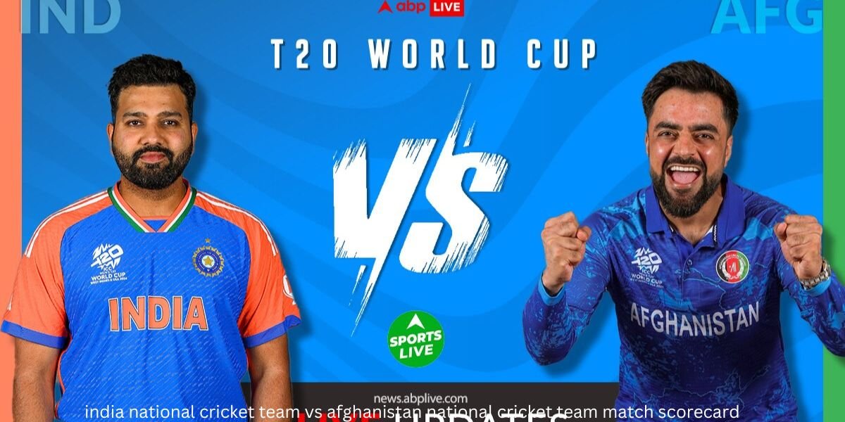 India National Cricket Team vs Afghanistan National Cricket Team Match Scorecard Highlights